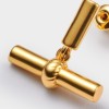 Themis Waterproof Gold T-Bar Earrings